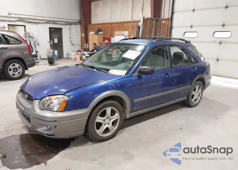 2004 Subaru Impreza Outback Sport Outback Sport z USA, uszkodzony, nr VIN JF1GG68524H811650